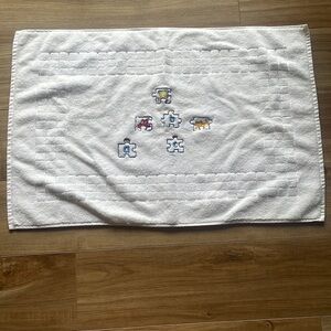 Vintage Akova Alphabet Bath Mat